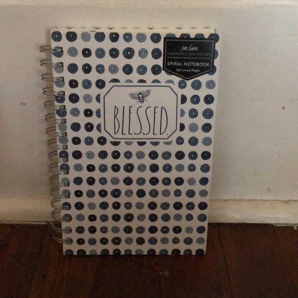 RAE DUNN SIGNATURE COLLECTION BLESSED NOTEBOOK 📒